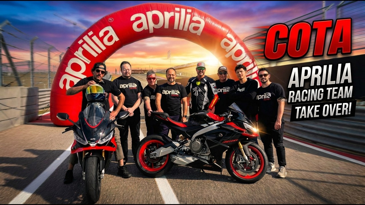 Racing Around COTA with the 2026 Aprilia RSV4 Factory