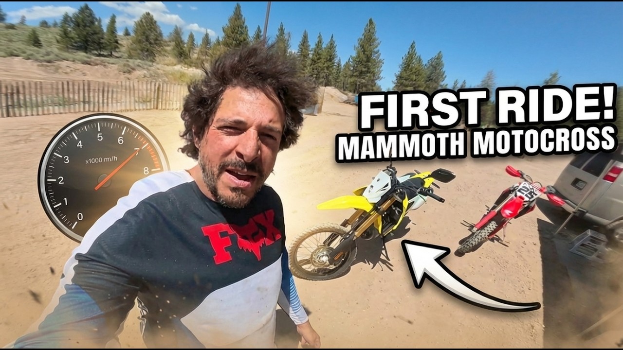 Suzuki DR-Z4S Mammoth Motocross Shredding Session!
