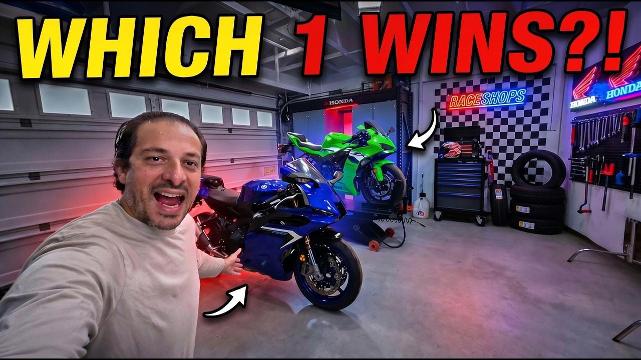kawasaki ninja zx 6r vs. yamaha yzf r9 shootout