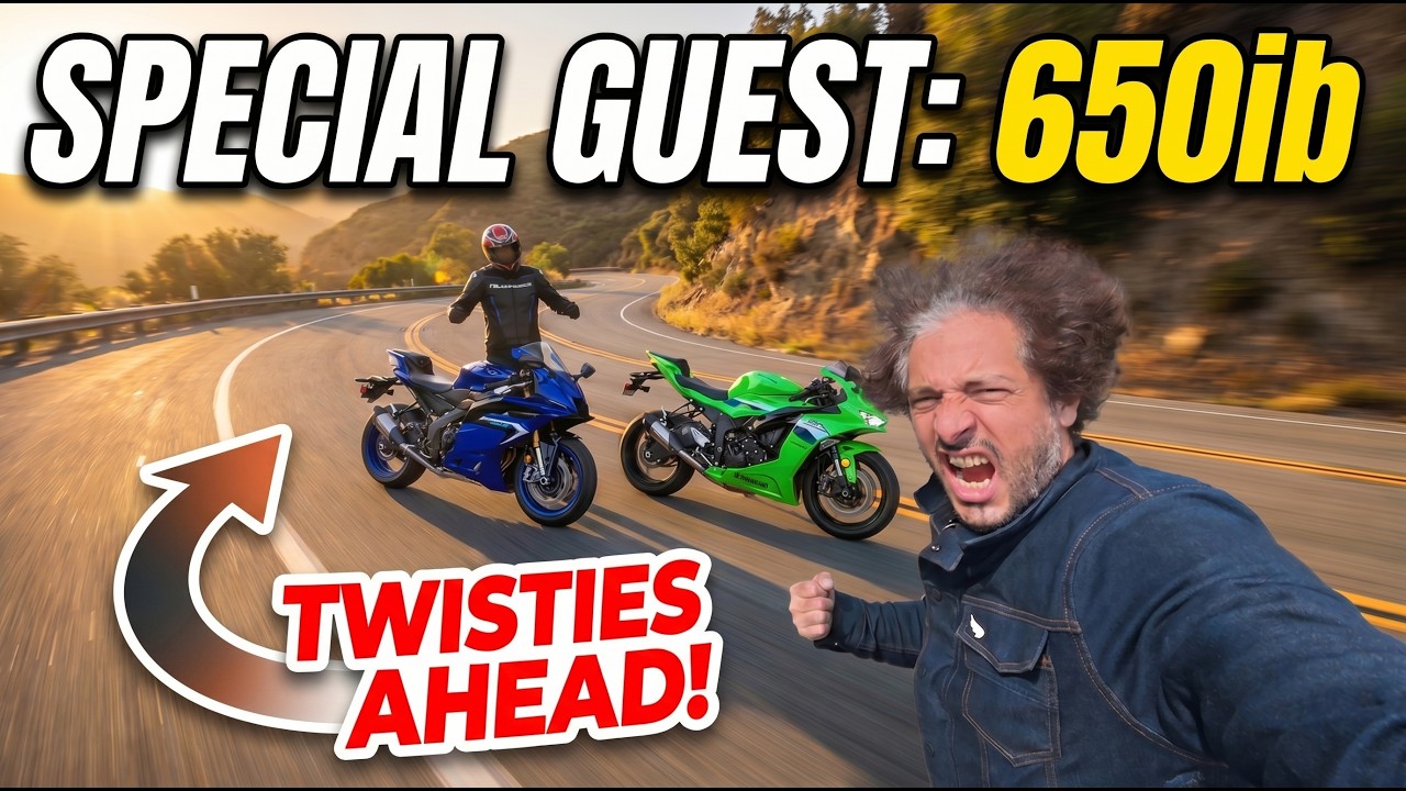 supersport showdown kawasaki ninja zx 6r vs. yamaha yzf r9