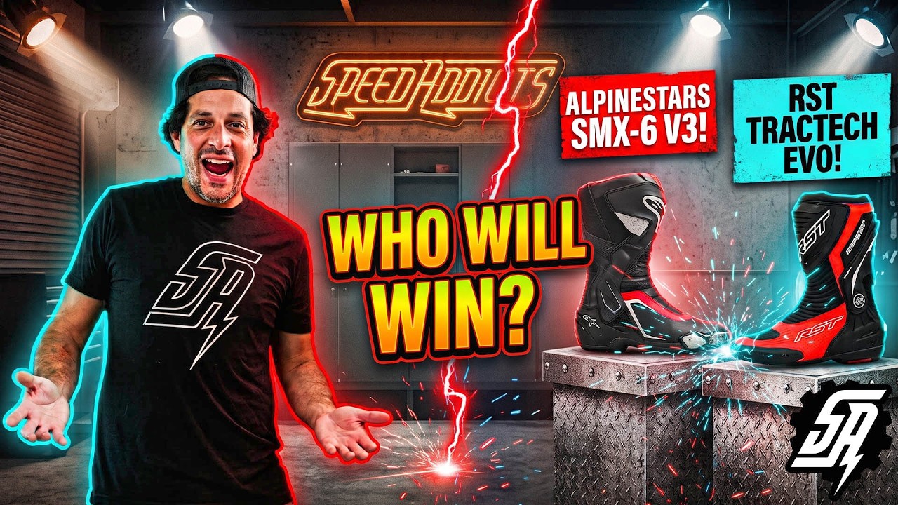 alpinestars smx 6 v3 vs. rst tractech evo d3o boot review