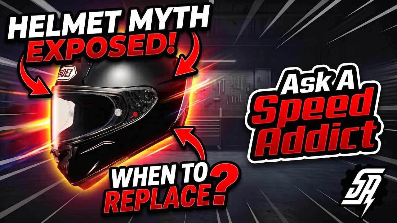 when should you replace your motorcycle helmet?
